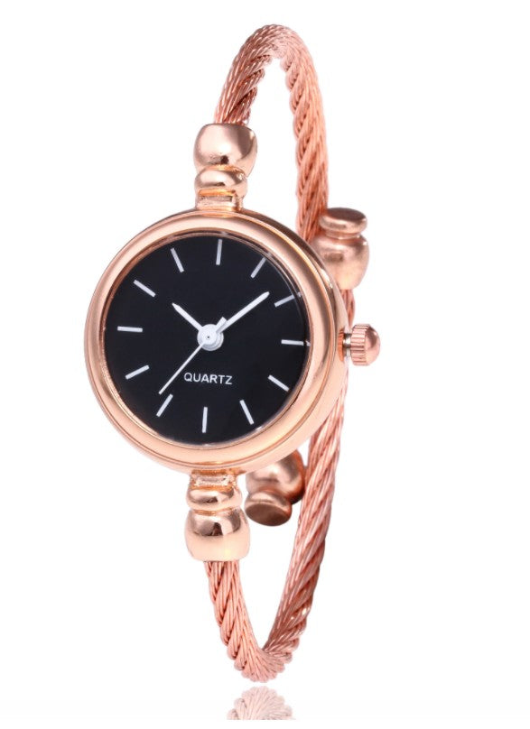 Women's bangle wristwatch