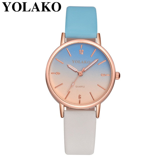 Brand Leather Quartz Watch