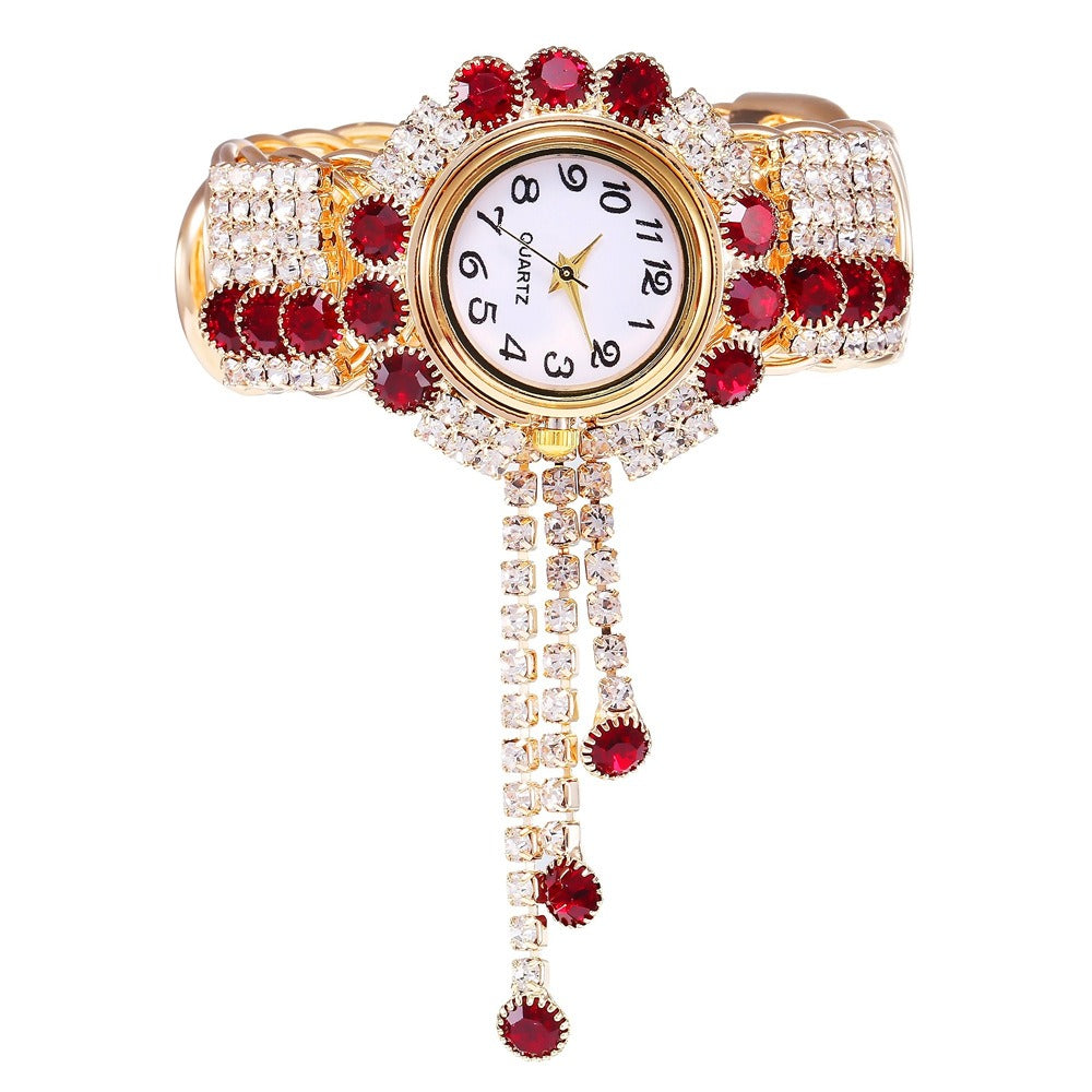 Ladies diamond alloy fashion watch