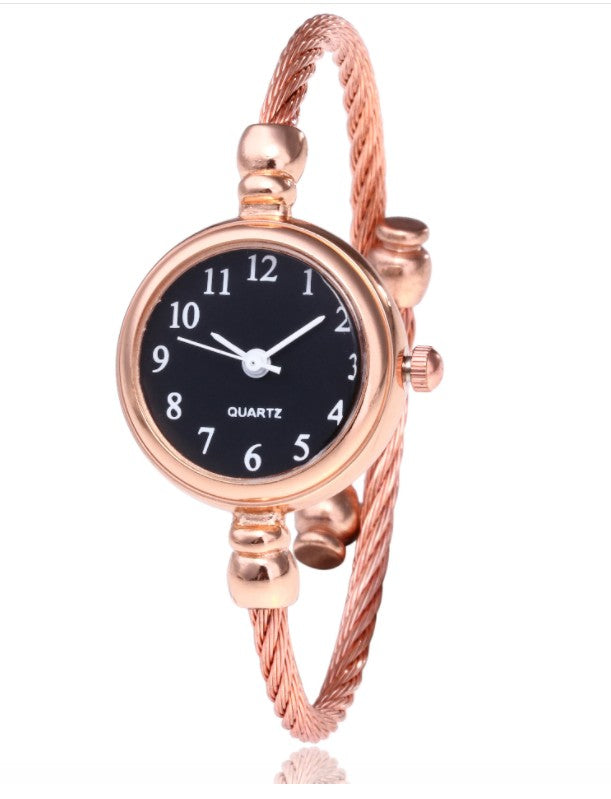 Women's bangle wristwatch