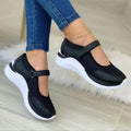 Velcro Strap Womens Wedge Sneakers