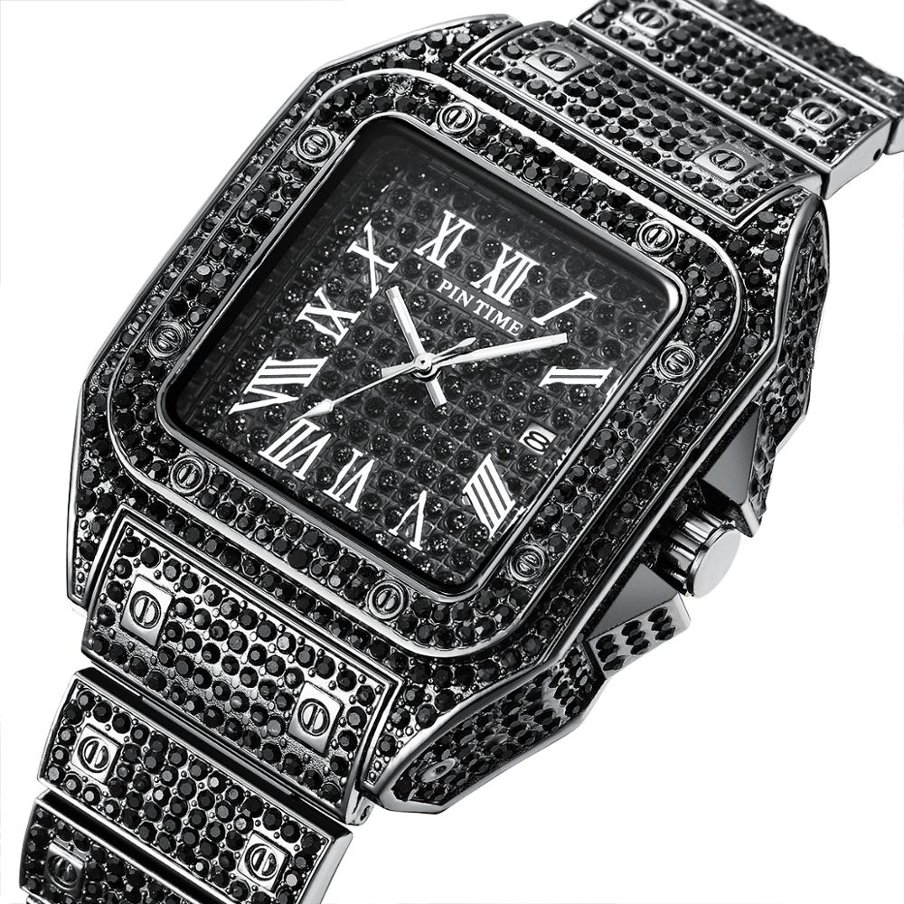 Hip Hop Iced Out Mens Watch