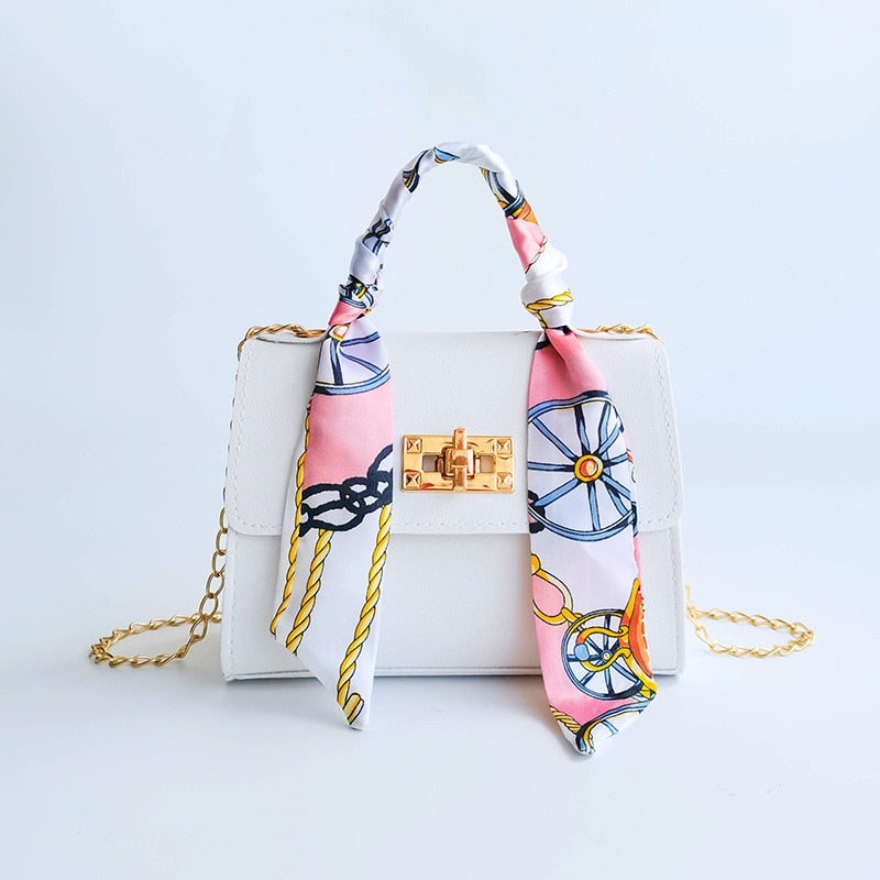 Cute Silk Scarf Handbag