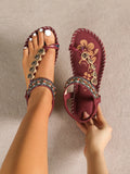 Boho ethnic style sandles