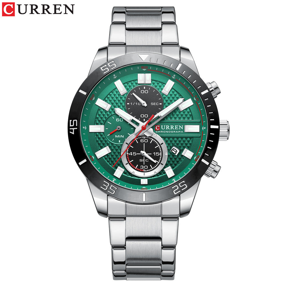 Men's luxury calendar watch