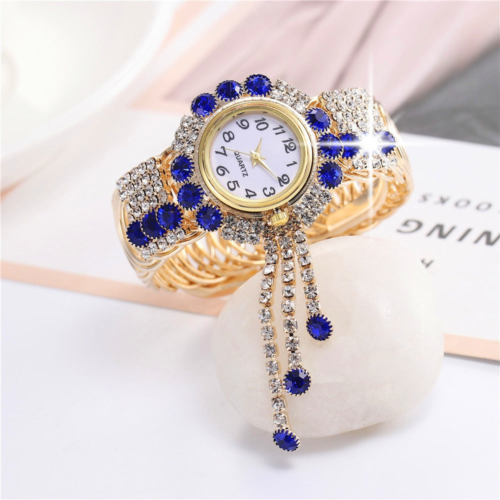 Ladies diamond alloy fashion watch