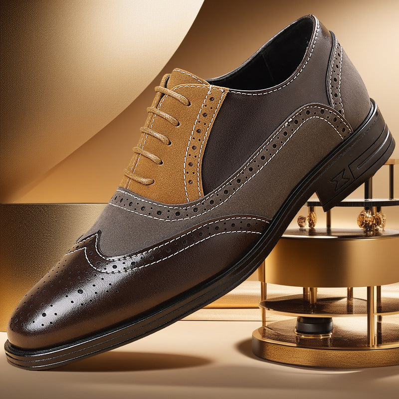 Mens colour-block shoes
