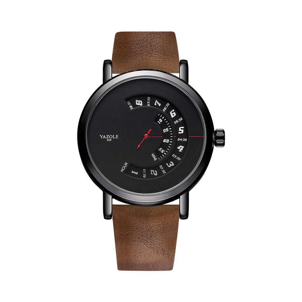 Men's Rotary Non-Mechanical Quartz Watch