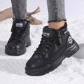 Leather fleece lined shoes