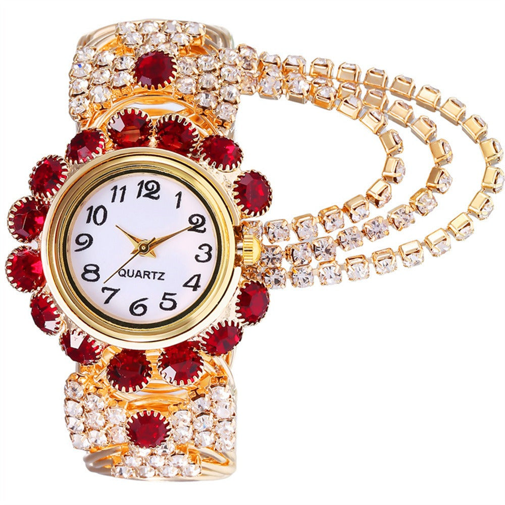 Ladies diamond laid statement watch