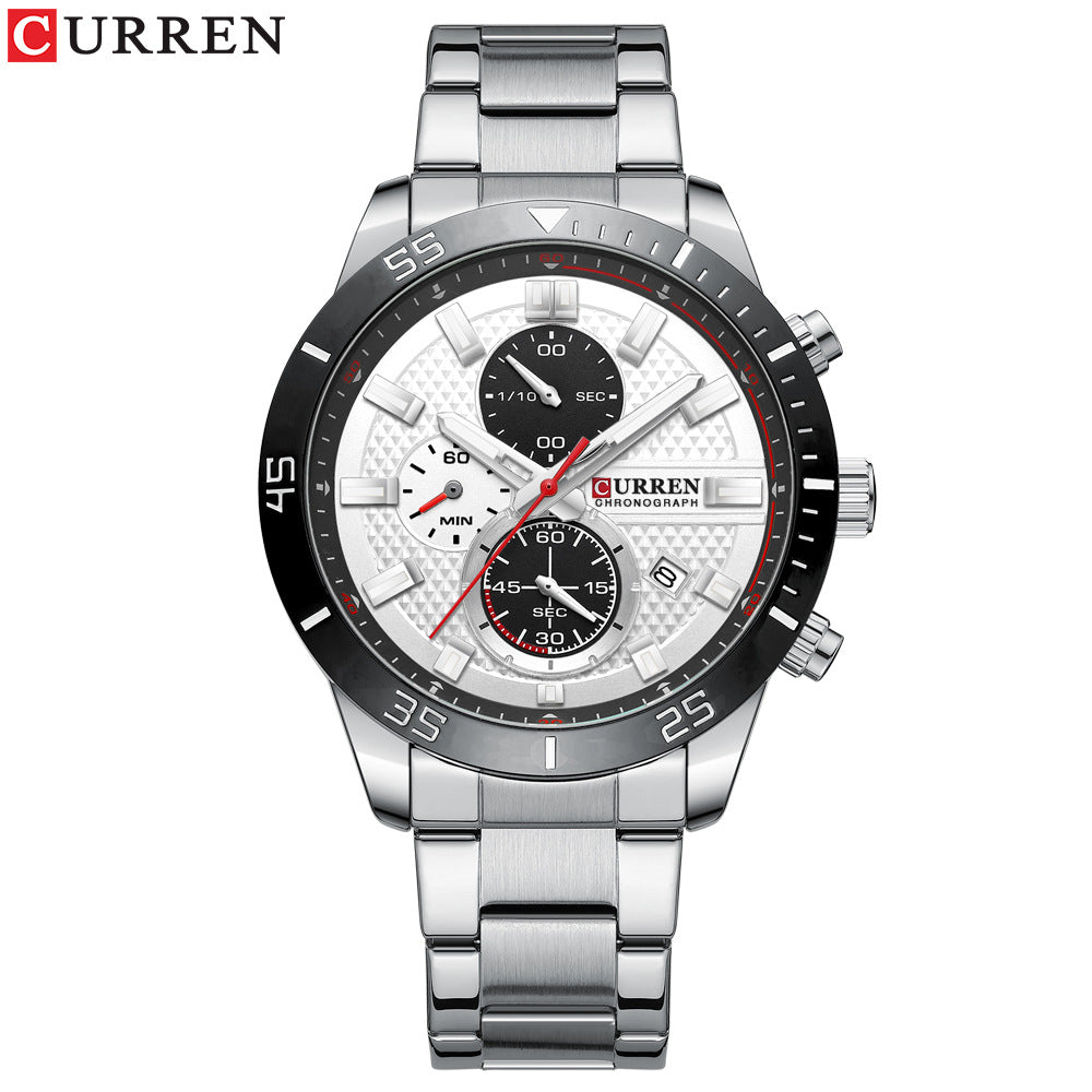 Men's luxury calendar watch