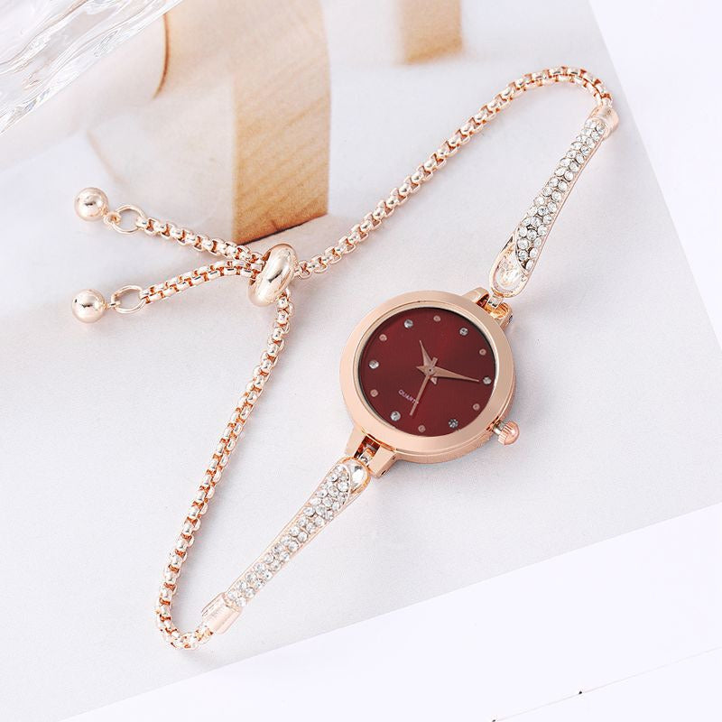Ladies diamond laid bracelet watch