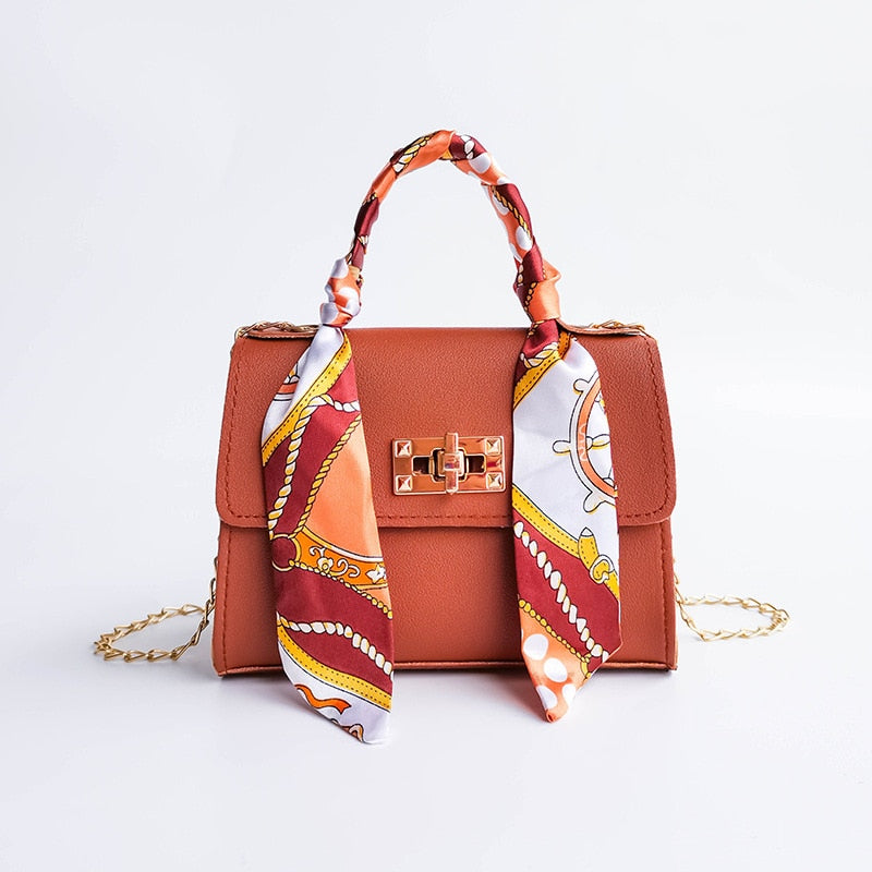 Cute Silk Scarf Handbag