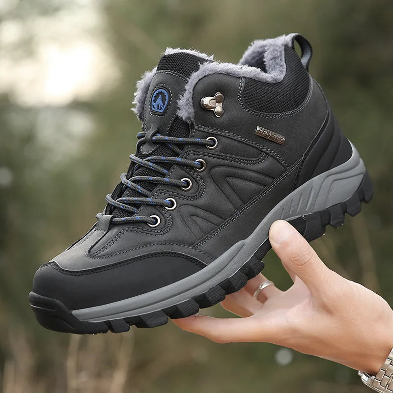 Mens winter plush boots