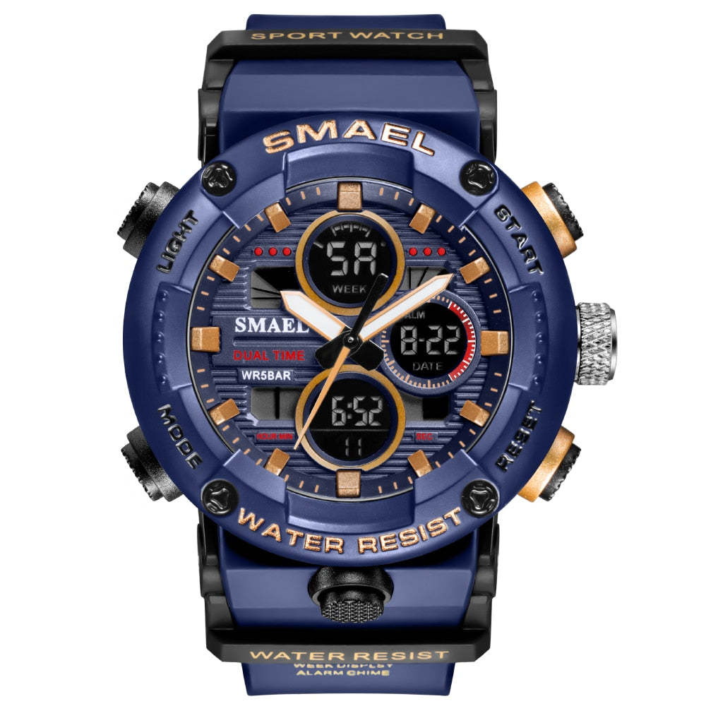 SMAEL 8038 Men's Waterproof LED Watch