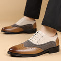 Mens colour-block shoes