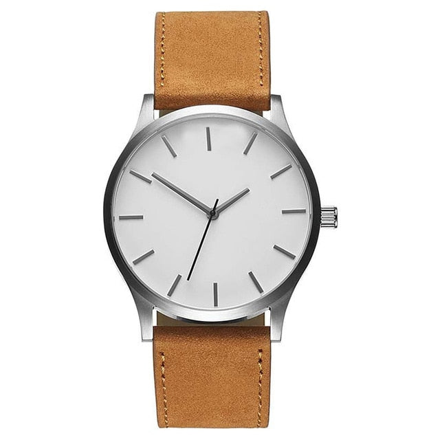 Men's Military Leather Watch