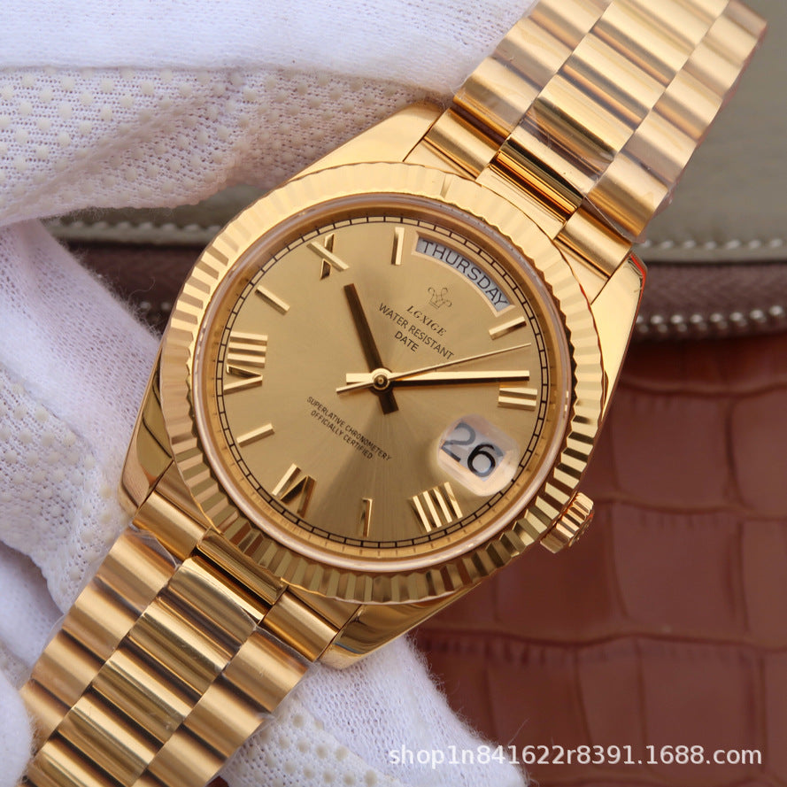 Classic Sunday Calendar Men's Watch