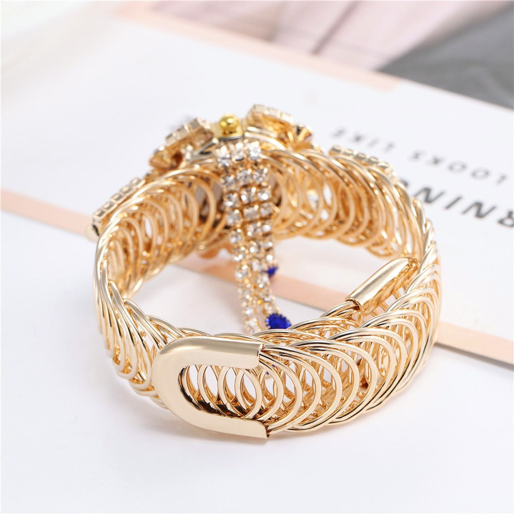 Ladies diamond alloy fashion watch