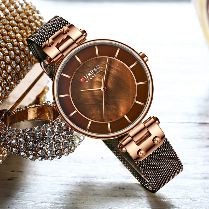 Women Quartz Waterproof Wristwatch