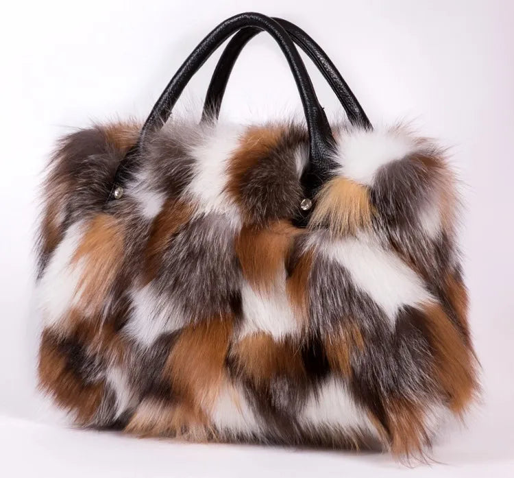 Leather and fur Multicolour Bag