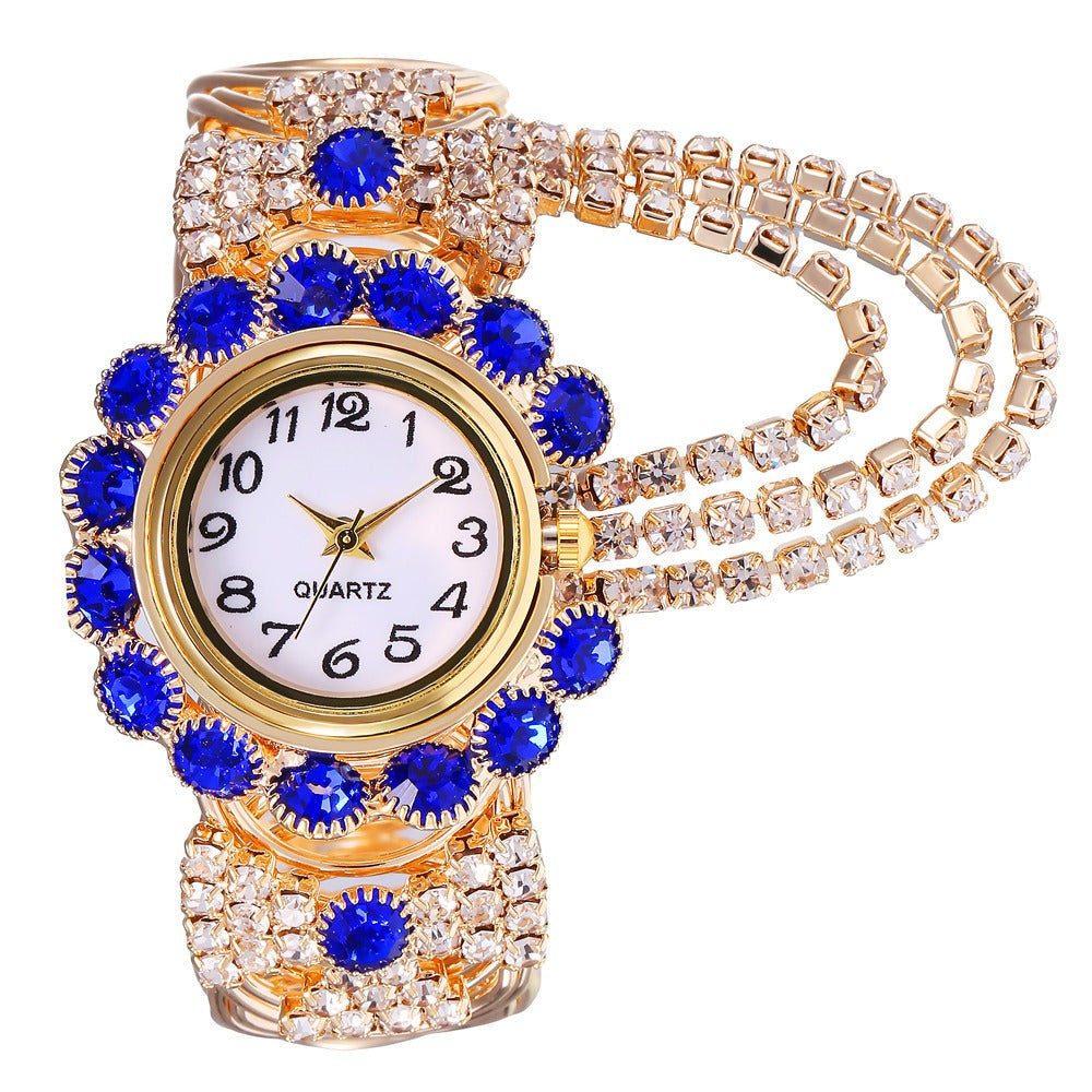 Ladies diamond laid statement watch