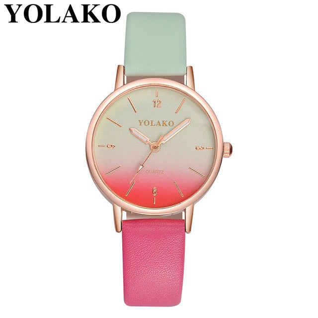 Brand Leather Quartz Watch
