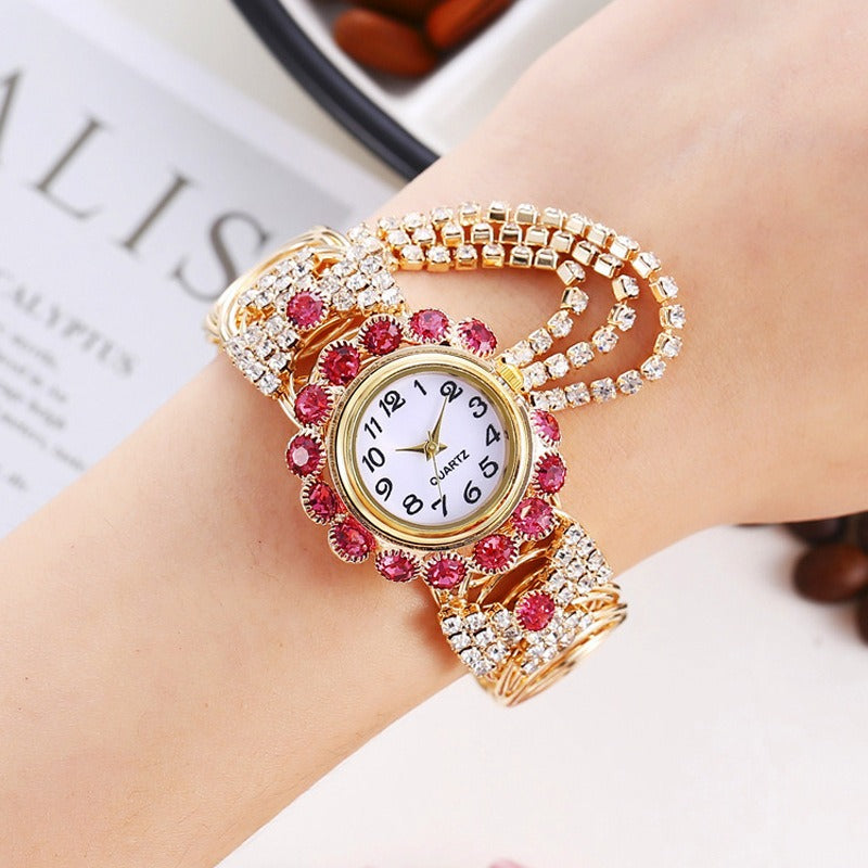 Ladies diamond laid statement watch