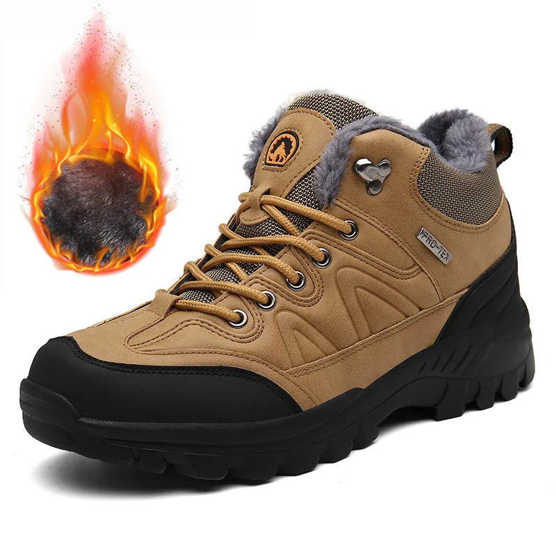 Mens winter plush boots
