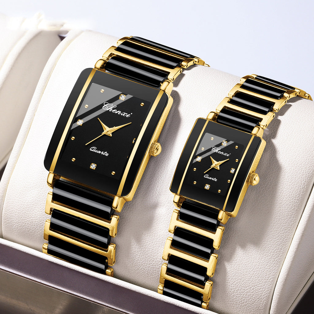 Square Couples Watch