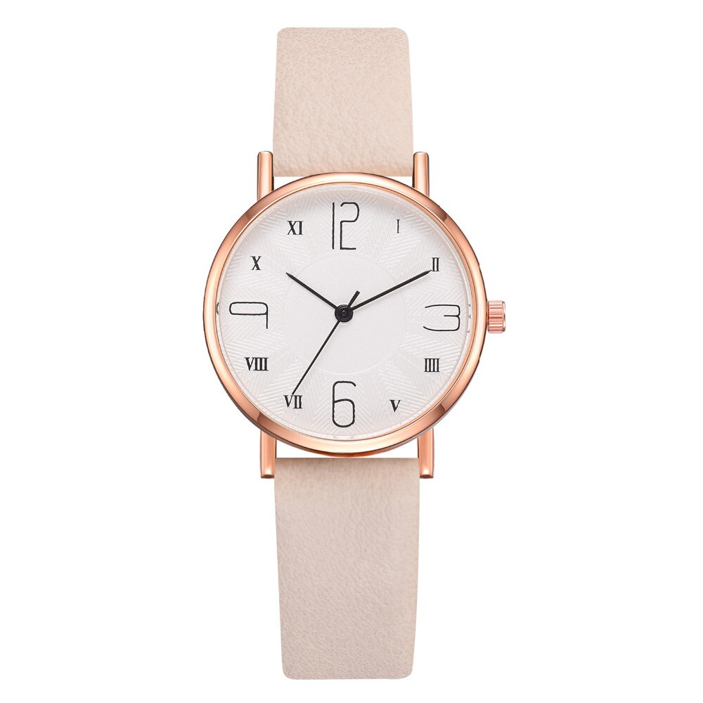 Luxury Fashion Leather Strap Watch