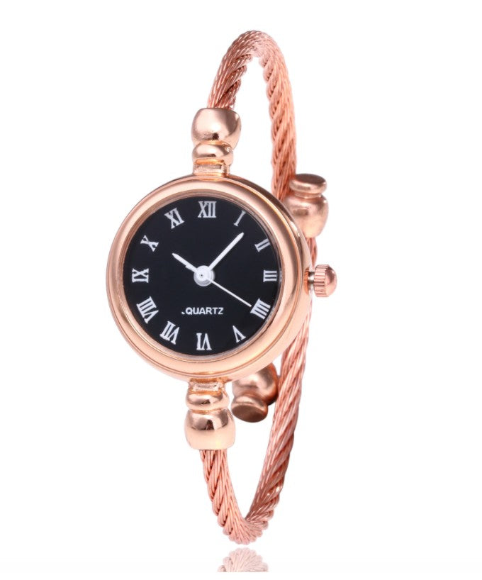 Women's bangle wristwatch