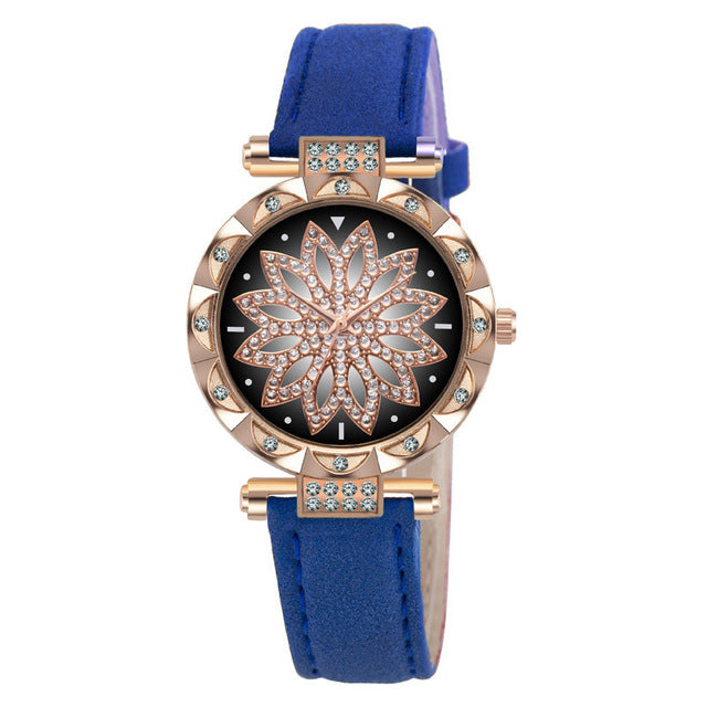 Leather Strap & bracelet set Watch