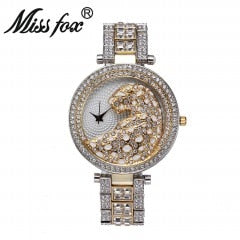 MISSFOX V227 Women's Leopard Quartz Watch