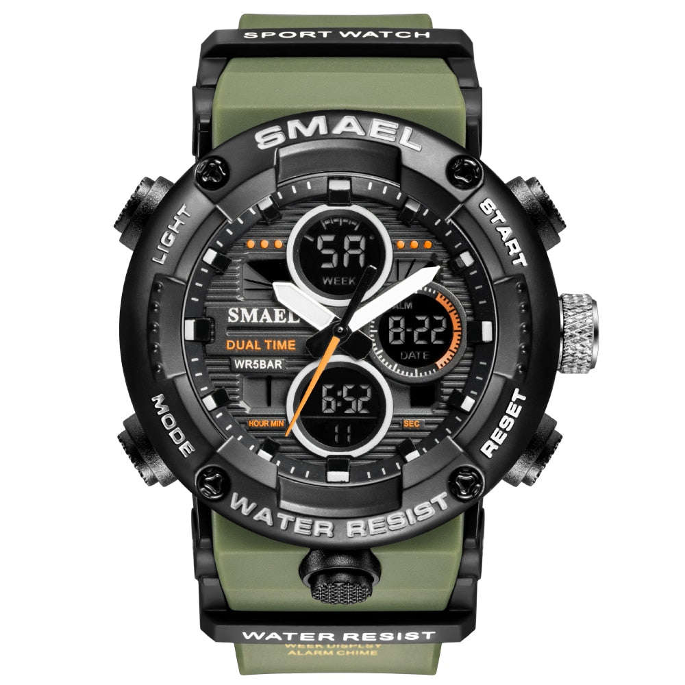SMAEL 8038 Men's Waterproof LED Watch