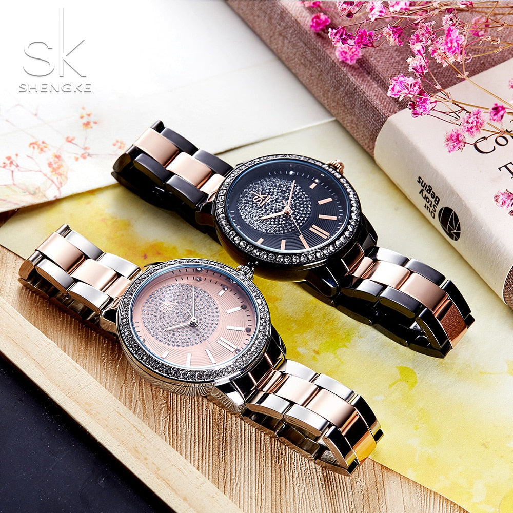 Ladies Rose Gold Quartz Watch
