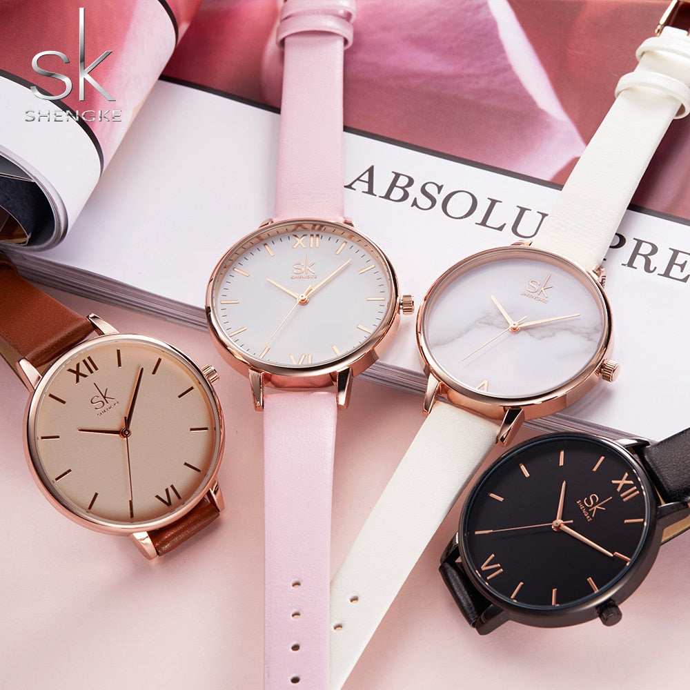 Shengke Fashion Ladies Watches