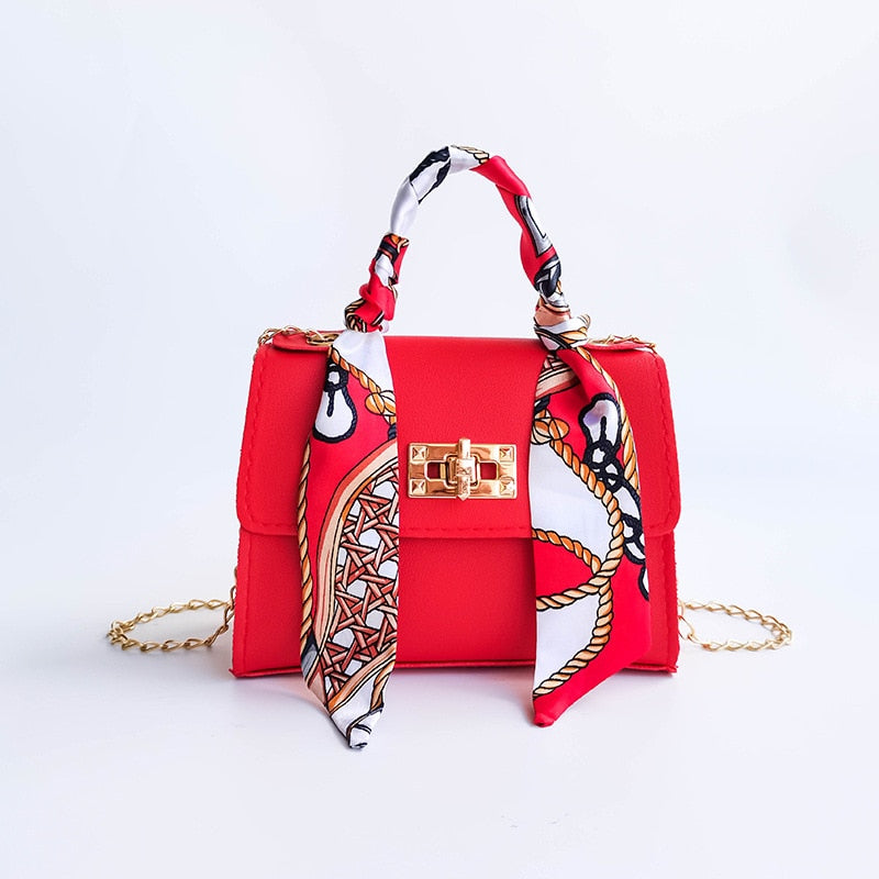 Cute Silk Scarf Handbag