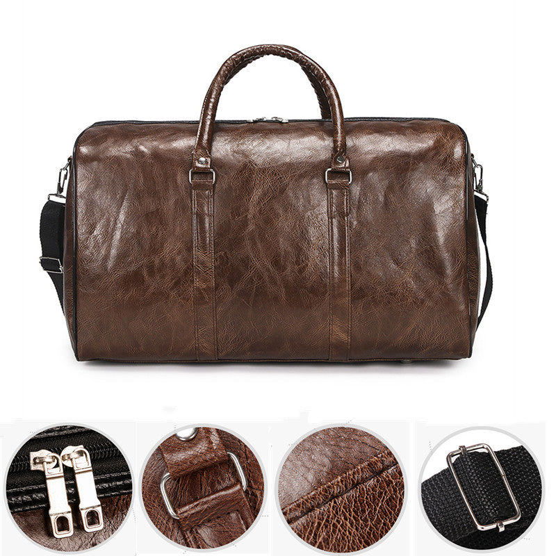 Large capacity PU travel bag