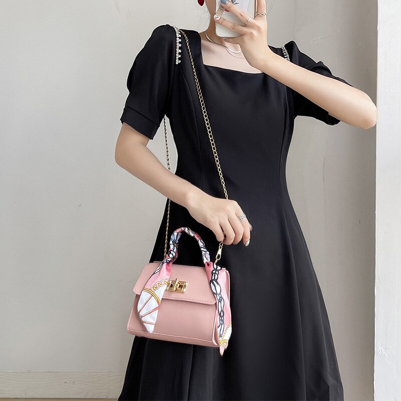 Cute Silk Scarf Handbag