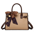 Snakeskin patterned stylish bag