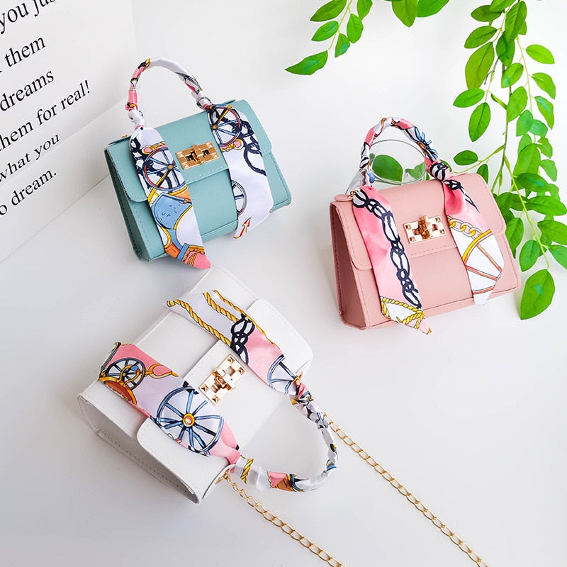 Cute Silk Scarf Handbag