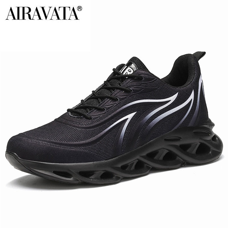 Mens flame print sneakers