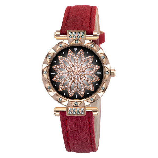 Leather Strap & bracelet set Watch