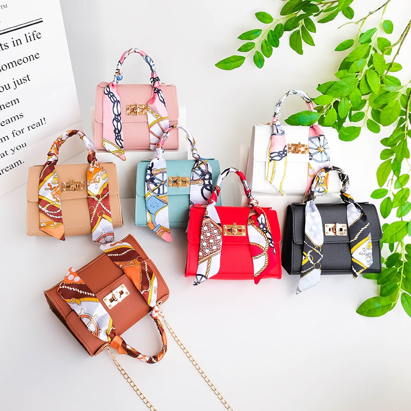Cute Silk Scarf Handbag