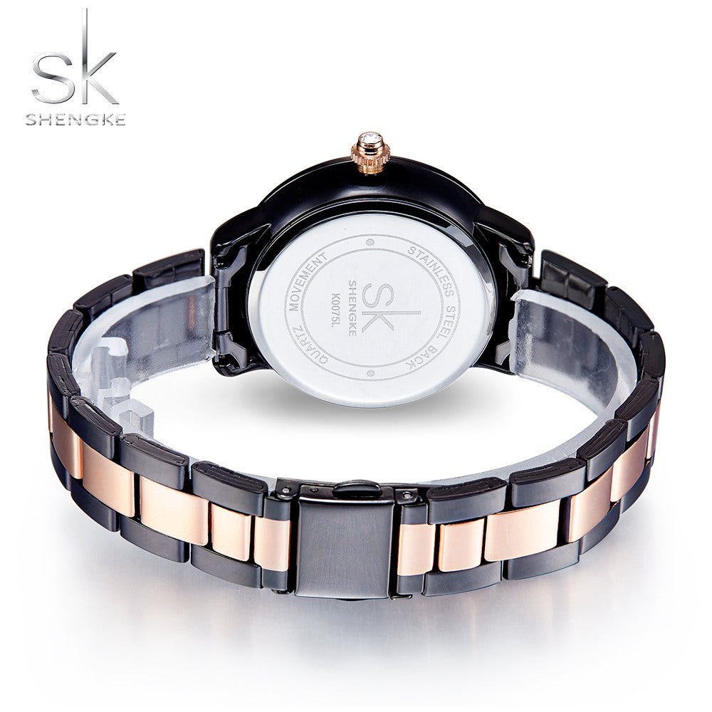 Ladies Rose Gold Quartz Watch