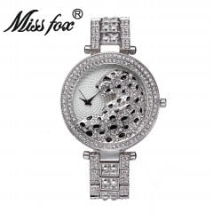 MISSFOX V227 Women's Leopard Quartz Watch