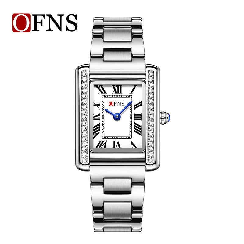 SANDA Square Roman Numerals Quartz Watch