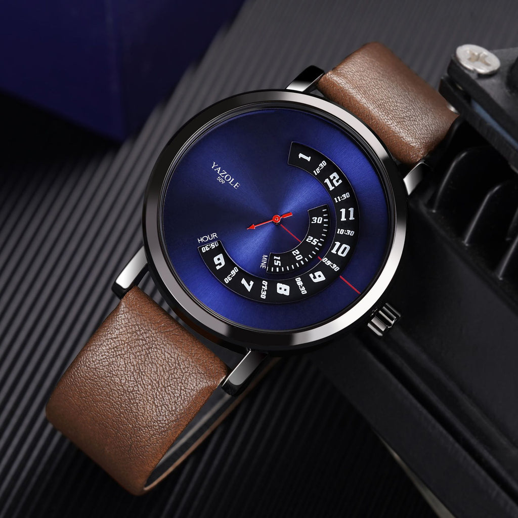 Men's Rotary Non-Mechanical Quartz Watch