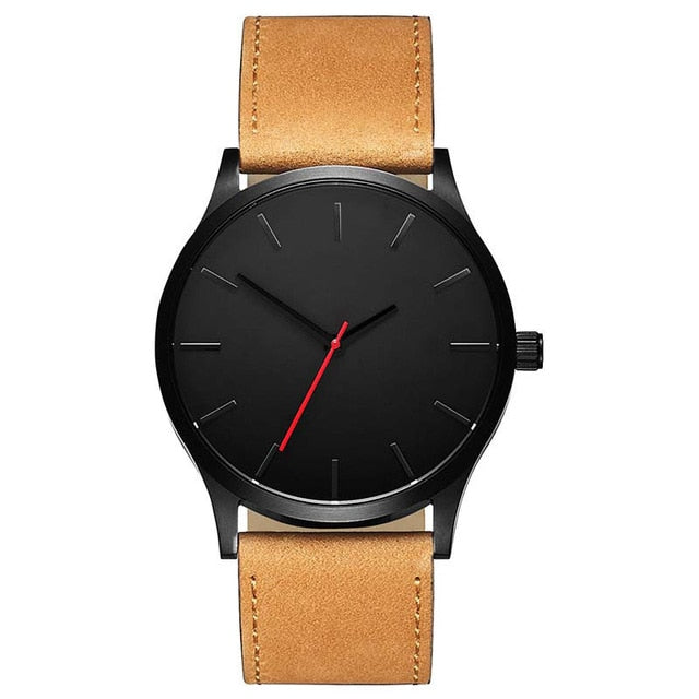 Men's Military Leather Watch